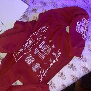 Darc sport cropped hoodie. She collection.